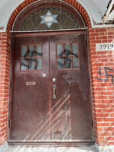 Une synagogue de Montréal ciblée par du vandalisme antisémite