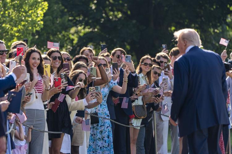It's a year of rapid change, except when it comes to Trump's approval numbers, AP-NORC polling finds