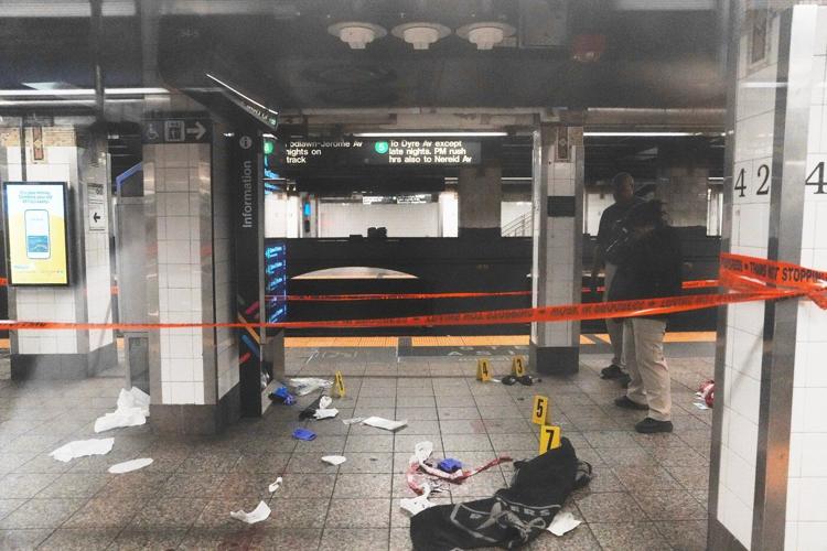 Stabbings on New York subway leaves 3 hurt as officers shoot knife-wielding man