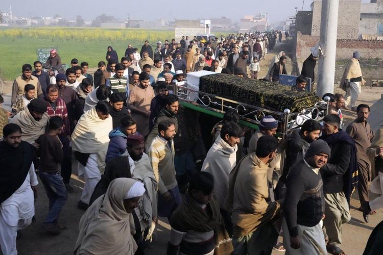 Bodies of 4 Pakistanis who died on a migrant boat journey off West Africa return home for burial