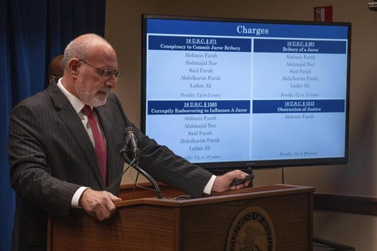 Feds charge 5, including man acquitted at trial, with conspiring to bribe Minnesota juror with $120K