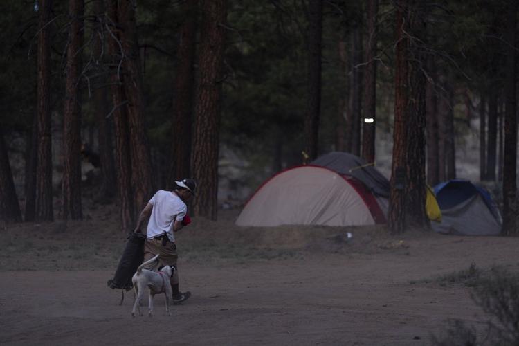 US Forest Service starts clearing homeless camp in Oregon national forest
