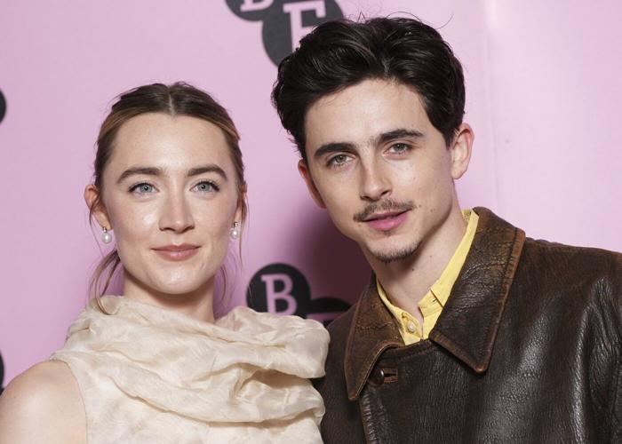 Timothée Chalamet and Saoirse Ronan chat fame and friendship