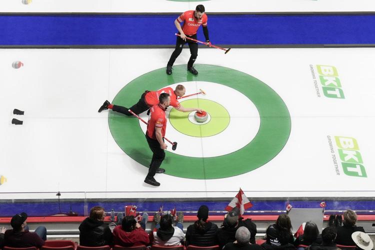 Canada rolls to comfortable win over China at world men's curling playdowns