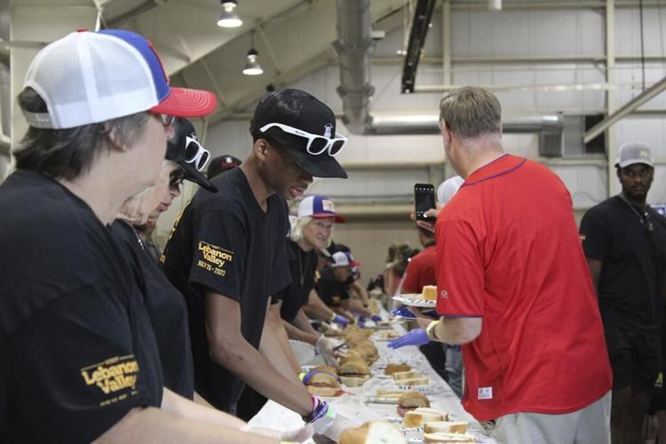 Enormous Lebanon bologna sandwich unveiled at Pennsylvania community fair