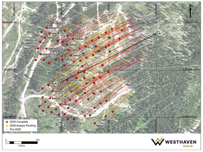 Westhaven Reports New High-Grade South Zone Results Including 23m Grading 6.69 g/t Au and 42 g/t Ag and Advances Exploration and Pre-Feasibility Programs, Shovelnose Project, Southern British Columbia