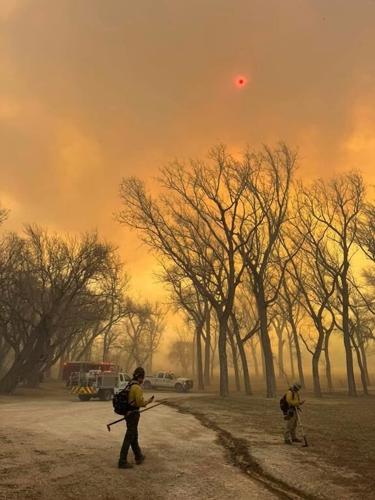 Wildfire grows into one of largest in Texas history as flames menace multiple small towns