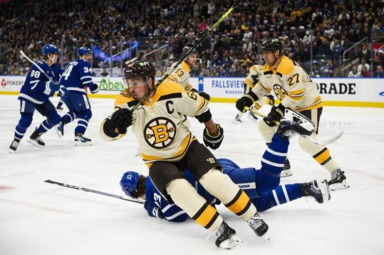 Brad Marchand scores winner, Bruins beat Maple Leafs 4-3 in OT