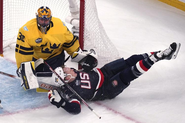 Sweden tops U.S. 2-1 in 4 Nations round robin. The Americans had already clinched a spot in final