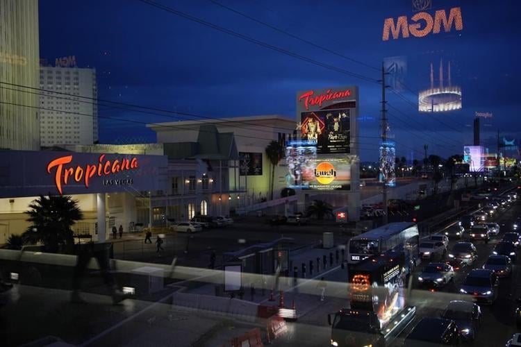 After welcoming guests for 67 years, the Tropicana Las Vegas casino's final day has arrived