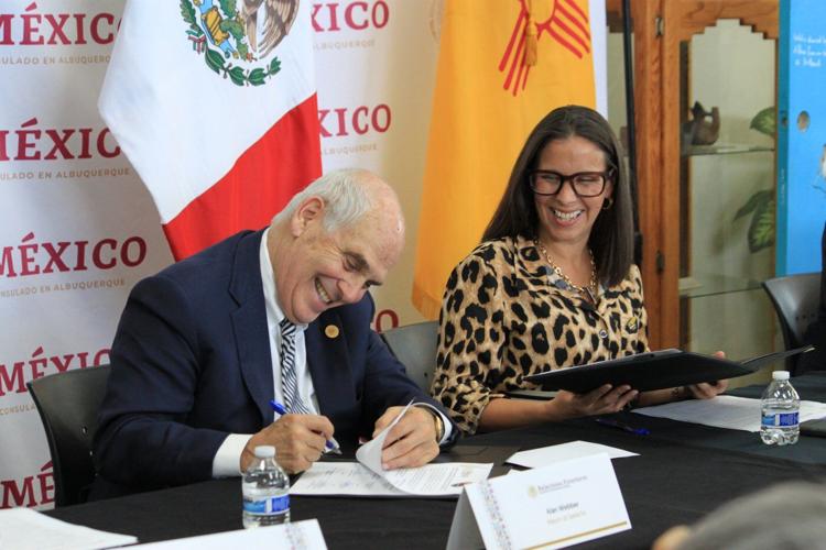 A centuries-old map is returned to Mexico after it was recovered in Santa Fe