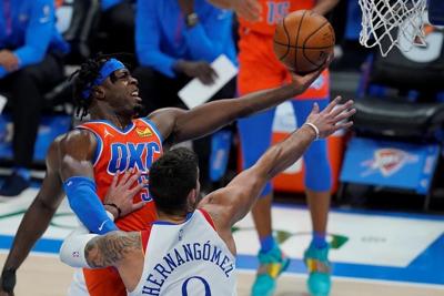 Montreal's Lu Dort opportunistic approach to rebounds helping Oklahoma City Thunder