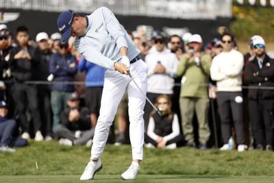 Tiger opens with 69 at Riviera, trails Homa, Mitchell by 5
