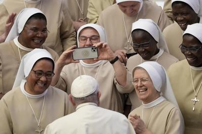 Pope urges religious orders to pray for new priests and nuns as their numbers continue to fall