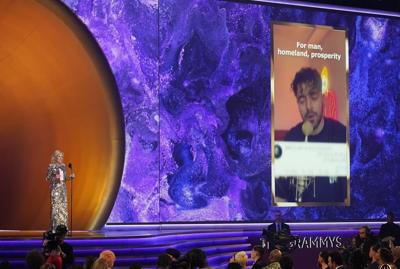 Iran pardons Grammy Award winner whose song became an anthem to the 2022 protests