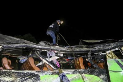 At least 11 dead, mostly students, in Indonesia bus crash after brakes apparently failed, police say