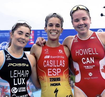 ɫtv triathlete Howell reaches World Triathon Cup podium for first time