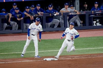Barger, Varsho, Kirk lead homer barrage as Blue Jays rout Dodgers 11-4 in World Series opener