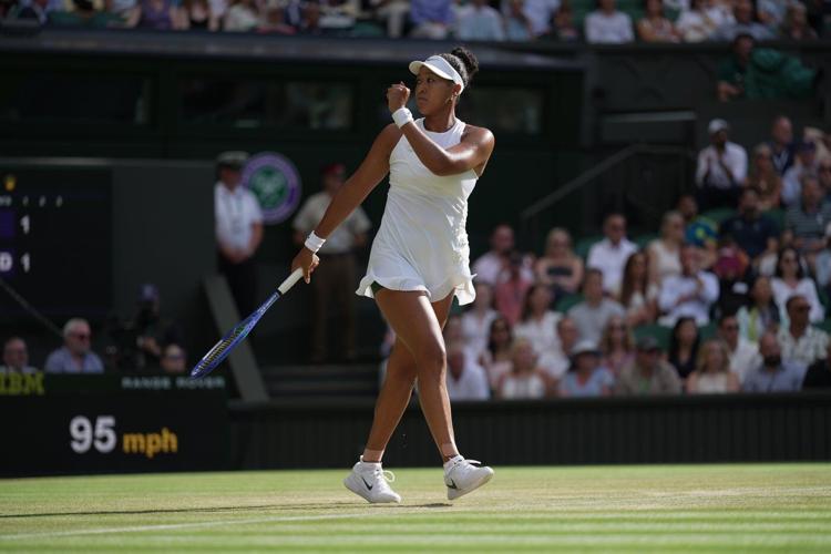 Naomi Osaka overpowers Aryna Sabalenka to reach the Wimbledon quarterfinals