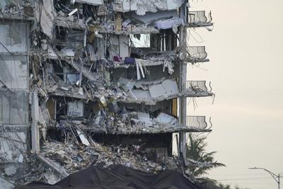 Investigators say tenant garage below collapsed Florida condo tower had many faulty support columns