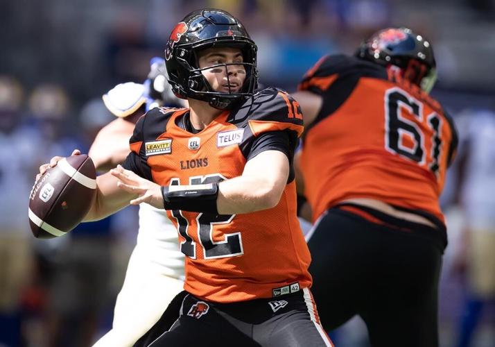 B.C. Lions QB Nathan Rourke set to start against Winnipeg Blue Bombers