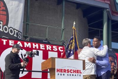 Walker, Kemp campaign in Ga. together for the 1st time