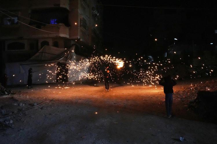 How one displaced family in Gaza is observing Ramadan's first day under a fragile ceasefire deal