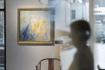 A painting by Denmark's artistic Queen Margrethe exceeds expectations at auction