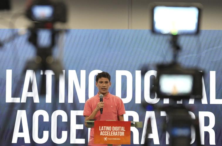 Latino workers working to overcome a technological divide brought on by automation, AI