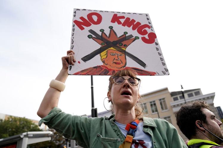 'No Kings' protests against Trump bring a street party vibe as GOP calls them 'hate America' rallies