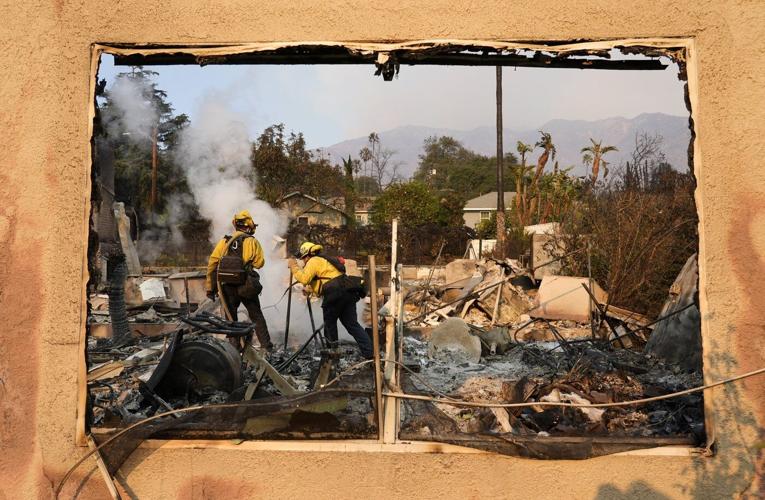 New LA-area fire prompts more evacuations as officials say over 10,000 structures have burned