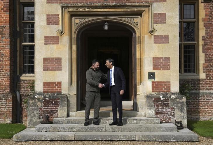 UK promises attack drones, more missiles for Ukraine as Zelenskyy meets Sunak on European tour