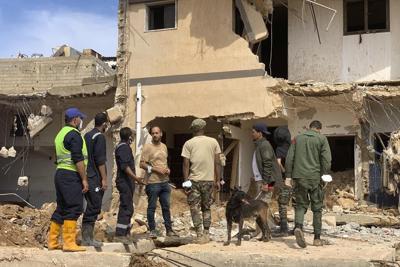Road collision kills 4 Greek rescue workers dispatched to flood-stricken Libya, health minister says