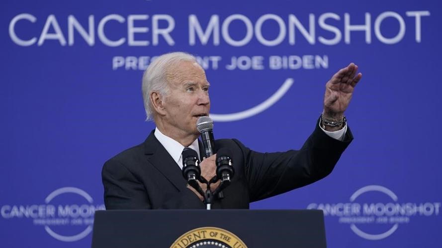 Biden is announcing $150 million in research grants as part of his 'moonshot' push to fight cancer