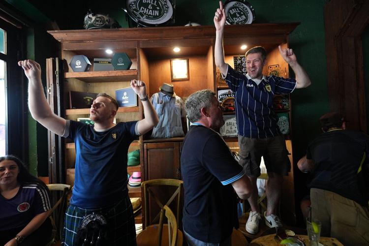 Scotland’s Tartan Army brings World Cup party from Boston to Miami, in photos