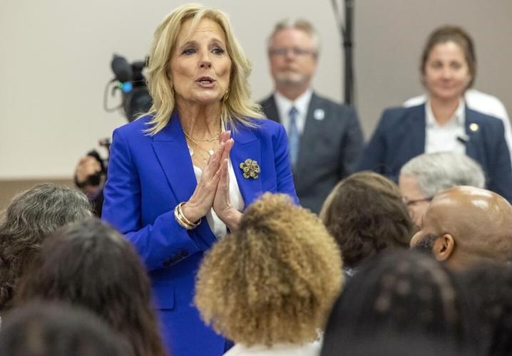 Jill Biden promotes cancer research in New Orleans