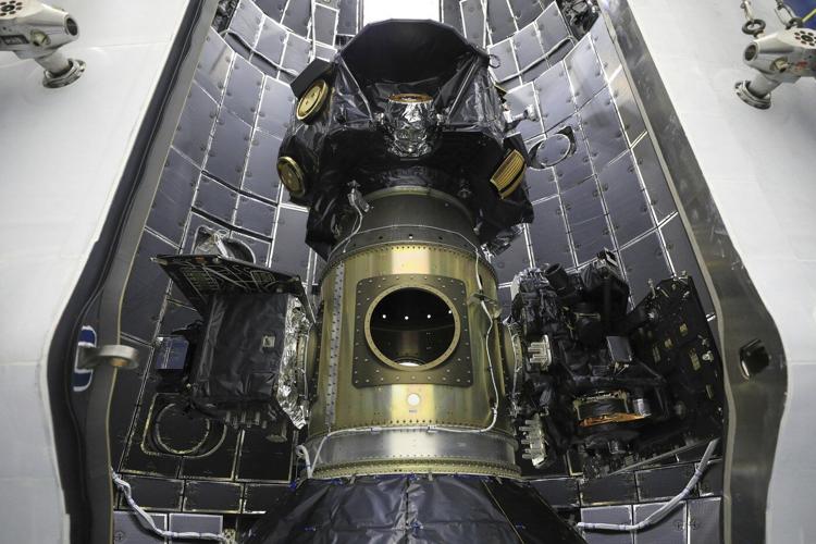 A trio of space weather satellites blast off together to study the sun's violent side