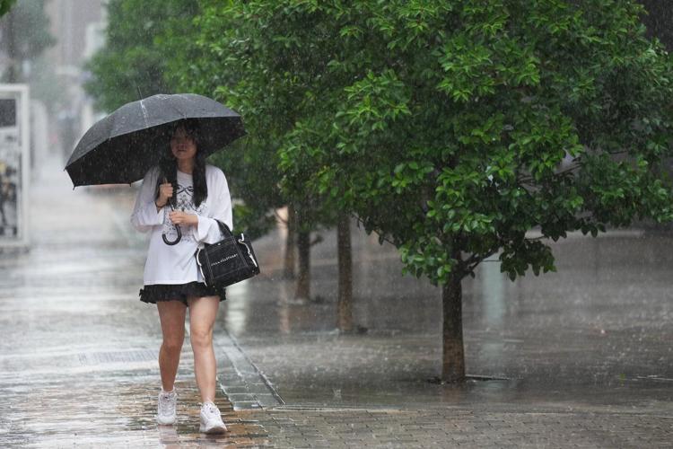 Heavy rain from tropical storm raises flood risks in the Tokyo region