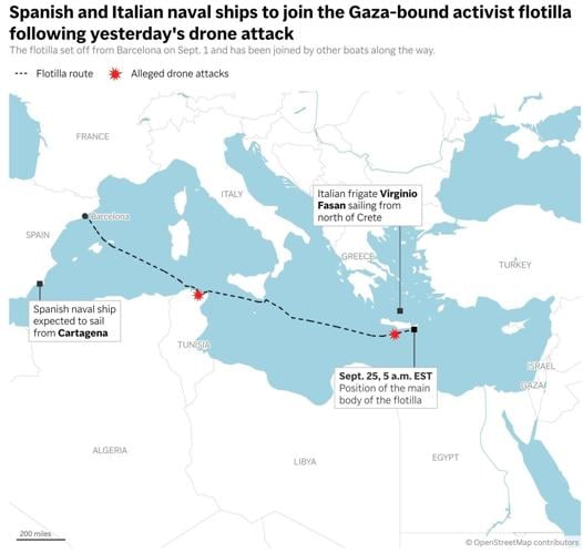 What to know about the international flotilla seeking to break Israel's blockade of Gaza