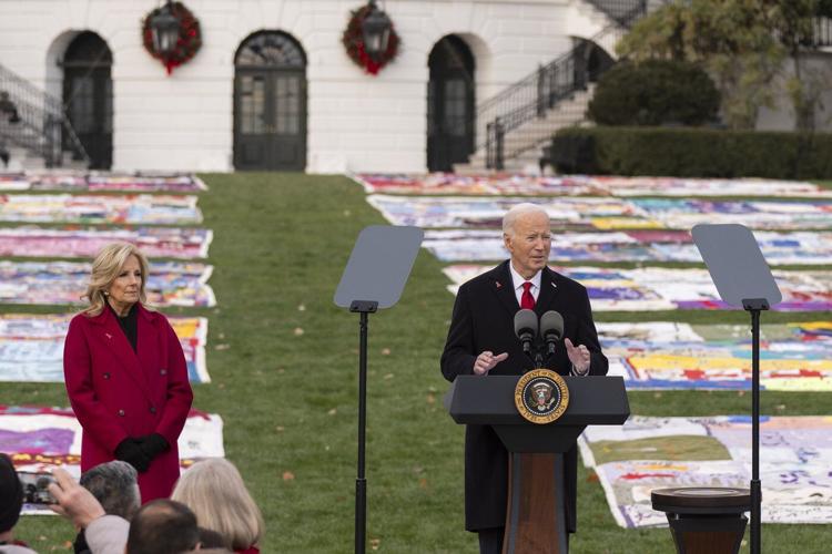 It's the final holiday stretch at the Biden White House. The theme is 'A Season of Peace and Light'