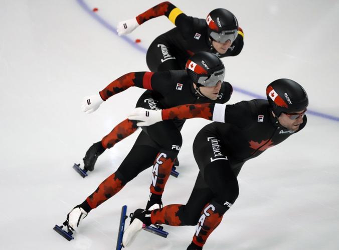 Canada's women claim World Cup speedskating sprint gold, Stolz completes hat trick