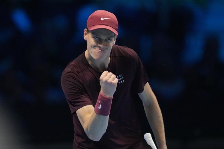 Sinner opens ATP Finals title defense by beating Auger-Aliassime