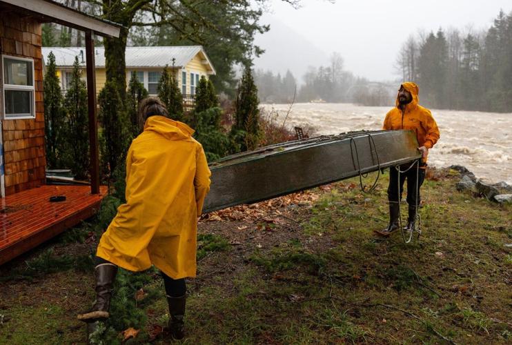 Tens of thousands in Washington could face evacuations as rain continues to pound the region