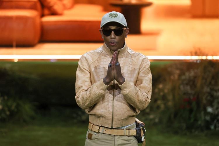 Pharrell opens Vuitton’s monogram anniversary year with cinematic menswear show