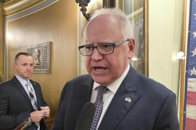 Minnesota Gov. Walz draws sharp contrasts with red states