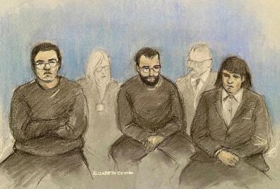 3 men snared in right-wing extremism probe charged in London court with prepping for terrorism