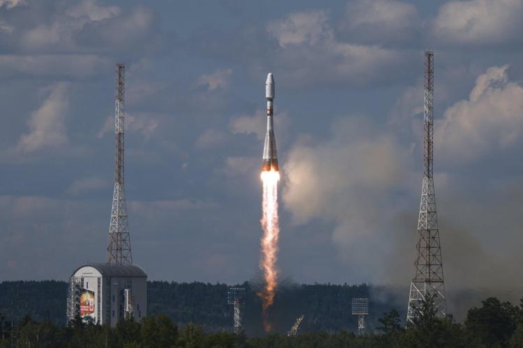 Russia launches an Iranian communications satellite into orbit