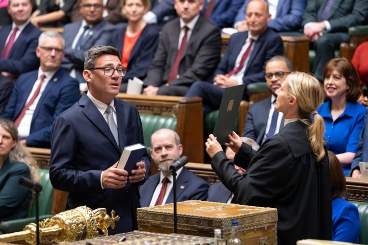 Andy Burnham distanced himself from UK Prime Minister Starmer, but may be stuck with his policies