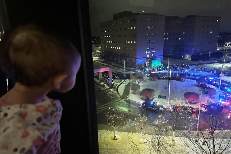 A nightly tradition brings light and hope to children at Michigan hospital