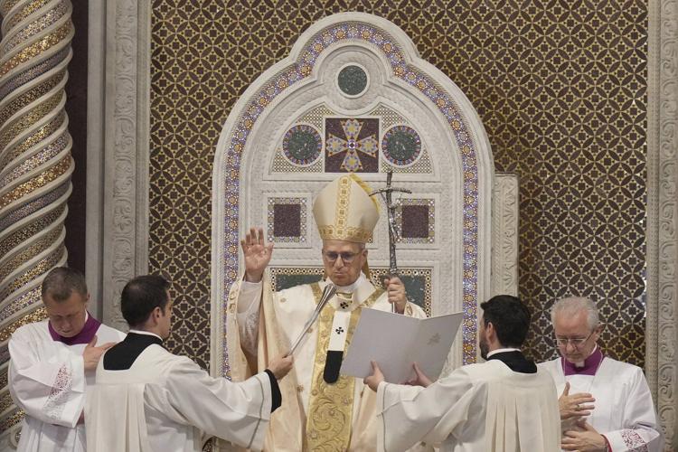 Pope Leo XIV declares 'I am Roman!' as he completes formalities to become bishop of Rome